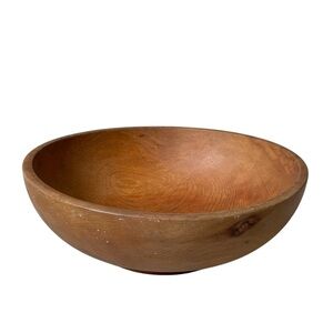 HANDMADE Vintage Wooden Bowl Brown